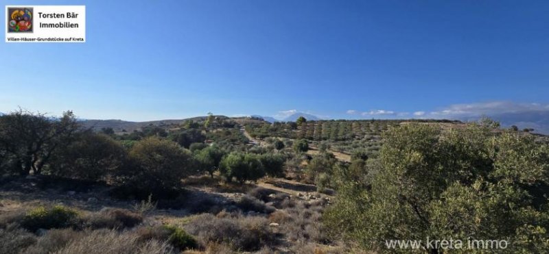 Kalamaki Kreta, Kalamaki Grundstück Meerblick und Blick auf die Palastanlagen von Phaistos Grundstück kaufen